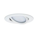 VGRADNI LED REFLEKTOR RL NOVA COIN 1X6.5W GIB. OKROGLA, BELA MAT/ALU