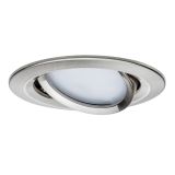VGRADNI LED REFLEKTOR RL NOVA COIN 1X6.5W GIB. OKROGLA, BRUŠ.JEKLO/ALU