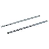 VODILO ZA PREDAL HETTICH DIY KROGLIČNO 17 MM 500 MM DELNI IZVLEK