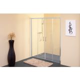 VRATA KABINE ZA PRHANJE KOLPA SAN TV4D/S 140/K SQ LINE SILVER PROF. PROZ. ST.