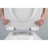 WC DESKA IZ UMETNE MASE CERAMICA DOLOMITE GEMMA 2 SOFT CLOSE