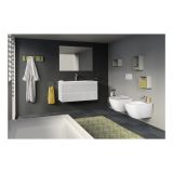 WC DESKA IZ UMETNE MASE IDEAL STANDARD TESI THIN SOFT CLOSE KOVINSKI VIJAKI