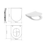 WC DESKA IZ UMETNE MASE OPOCZNO URBAN HARMONY STREET FUSION SLIM SC, TO
