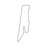 ZAKLJUČNA TALNA LETEV KRONOTEX HRAST CAPITAL NATUR 19X58X2400 MM MDF