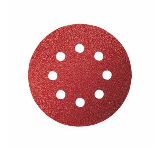 5-DELNI SET SAMOPRITRDILNIH BRUSNIH DISKOV BOSCH 125 MM K180 8 LUKENJ RUMENA BARVA ZA LES