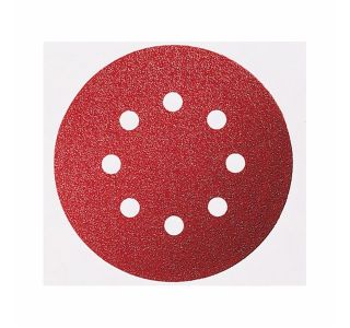 5-DELNI SET SAMOPRITRDILNIH BRUSNIH DISKOV BOSCH 125 MM K80 8 LUKENJ RUMENA BARVA ZA LES