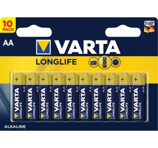 ALKALNI BATERIJSKI VLOŽEK VARTA LR06 AA 10/1 LONGLIFE
