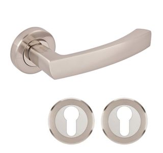 ALU KLJUKA ZA VRATA APECS 0475 NI/SAT CILINDER
