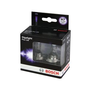 AVTOMOBILSKA ŽARNICA BOSCH H7 GIGALIGHT PLUS 120 12V 55W PX26D 2/1