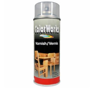 BARVNI SPREJ COLORWORKS ALKID PROZOREN POLMAT 400 ML