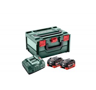 BATERIJE IN POLNILNIKI METABO BASIC SET LIHD 2X10.0 AH