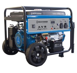 BENCINSKI AGREGAT REM POWER GSEM 5000 SBE, AVR 2X230V AC, 1X12V DC 5.5KW