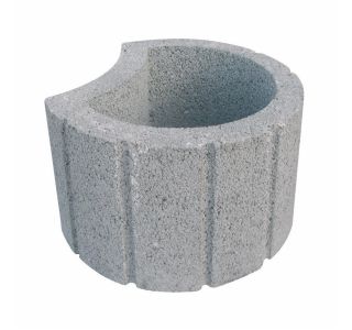 BETONSKI IZDELEK OBLAK GROUP ŠKARPNI ELEMENT FLORA LUNA, FI 40, H=24 CM