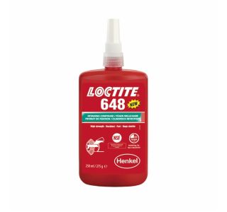 CILINDRIČNO LEPLJENJE LOCTITE 648 BO250MLSK/RO/SI/HR 250 ML