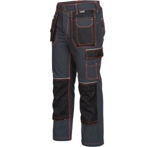 DELOVNE HLAČE SARA DO PASU FACHOWIEC ŠT.XXXL SIVE/ČRNE