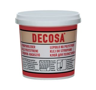 DODATNI MATERIAL ZA ŠTUKATURO DECOSA LEPILO ZA STIROPOR 1 KG STROPNE PLOŠČE IN IZOLACIJSKE TAPETE