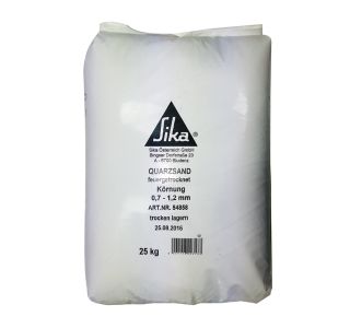 EPOXI PESEK SIKA ZUSCHLAG 520 0.7-1.2MM 25 KG KREMENČEV PESEK