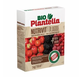 GNOJILO ZA PRIDELAVO BIO PLANTELLA NUTRIVIT ZA JAGODIČEVJE IN JAGODE 1 KG