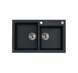 GRANITAL POMIVALNO KORITO ALVEUS ROCK 90, G91 CARBON 780X480 MM