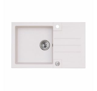 GRANITAL POMIVALNO KORITO KOVINOPLASTIKA LOŽ ROCK 130, G11 ARCTIC 780X480 MM