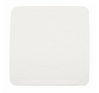 GUMIJASTA KOPALNIŠKA PREPROGA SPIRELLA ALASKA PODLOGA 55X55 BELA