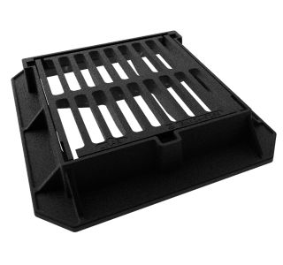 KANALSKA REŠETKA LIVAR Z OKVIRJEM 400X400 250 KN, ZAKLEP-RAVNA