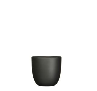 KERAMIČNI NOTRANJI LONEC MICA TUSCA ČRN MAT V14XP14.5CM
