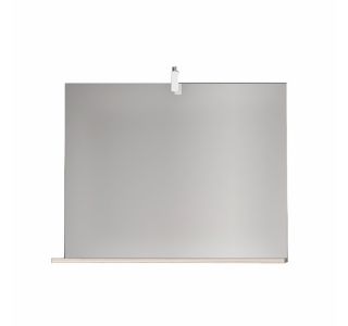 KOPALNIŠKO OGLEDALO AQUAESTIL JANA 60 S POLIČKO, LUČKO IN STIKALOM 60X10X65 BELA