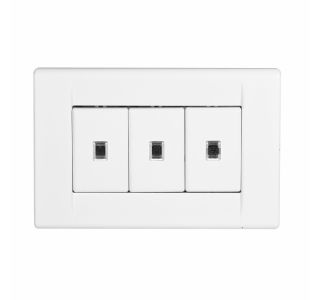 KOPALNIŠKO STIKALO ELEKTROMATERIAL KOPALNIŠKI SET 3X16A BELI, DVOPOLNI