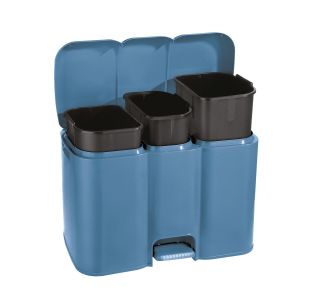 KOŠ ZA LOČEVANJE ODPADKOV TONTARELLI 3 13+8+13L 58.5X32X41.5 CM PATTY MODER