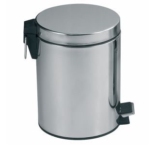 KOŠ ZA SMETI MSV S PEDALKO, 12 L, INOX
