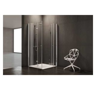 KOTNA KABINA ZA PRHANJE KOLPA SAN TKK 90/K TERRA FLAT NANO SILVER BRILL PROZ. STEK.