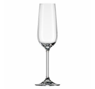 KOZAREC ZA SEKT BOHEMIA CRISTAL CLARA 190 ML 6/1