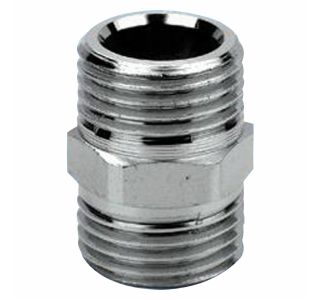 KROMIRANI NIPEL VAFRA DVOJNI 20 MM ŽELEZO-CINK