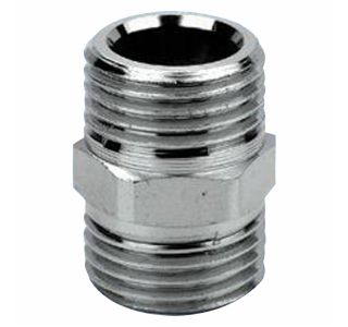 KROMIRANI NIPEL VAFRA DVOJNI 8 MM ŽELEZO-CINK