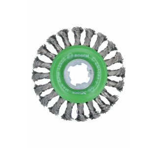 KROŽNA ŽIČNA ŠČETKA BOSCH 115 MM 0.5 INOX X-LOCK