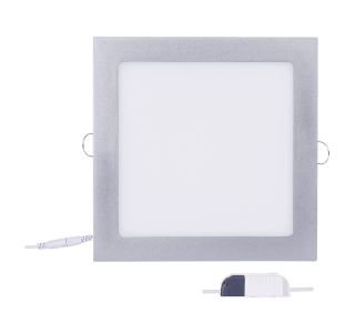 LED PANEL EMOS 18W NW SREBRNI, KVADRATNI