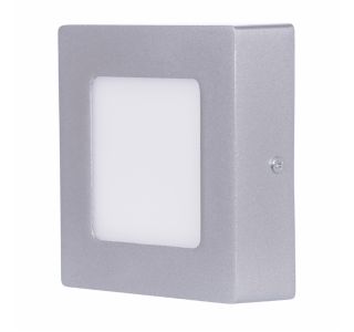 LED PANEL EMOS 6W NW SREBRNI, KVADRATNI
