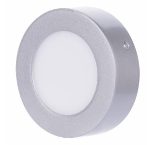 LED PANEL EMOS 6W NW SREBRNI, OKROGLI