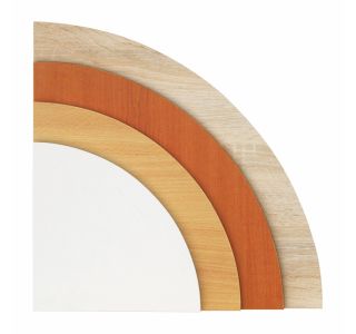 LESENA POLICA JEWE 35X35X1.8 CM BUKEV KOTNA