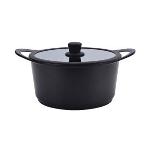 LONEC / KOZICA ENAMELIE KOZICA 4.2L 24 CM METISS VISOKA S STEKL. POKROVOM