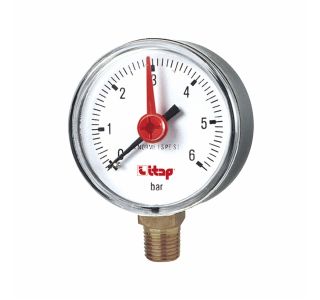 MANOMETER ITAP 50 0-6 BAR ART. 482R 6.35 MM (1/4)
