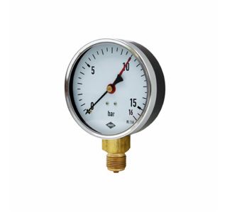 MANOMETER JAKO 63 0-16 BAR 6.35 MM (1/4)