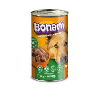 MOKRA HRANA ZA PSA BONAMI PLOČEVINKA PERUTNINA 1240 G