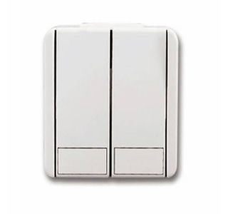 NADOMETNO STIKALO FONTANA SERIJSKO 10AX BELO, IP44