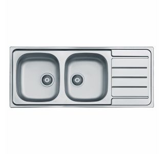 NERJAVNO POMIVALNO KORITO ALVEUS LINE 100, SATIN 1160X500 MM