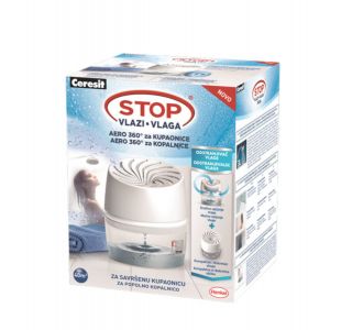 ODSTRANJEVALEC VLAGE SET CERESIT STOP AERO 360° SET 450 G ZA KOPALNICE