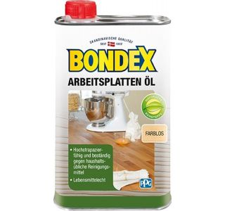 OLJE ZA LES BONDEX ZA DELOVNE POVRŠINE 0.5 L