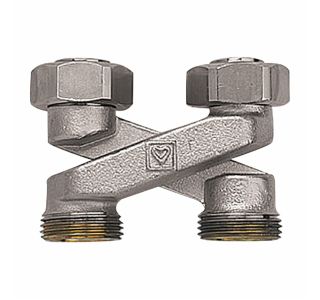 OPREMA ZA RADIATOR HERZ KRIŽNI KOS G3/4 SRED.RAZMIK CEVI 40-55MM