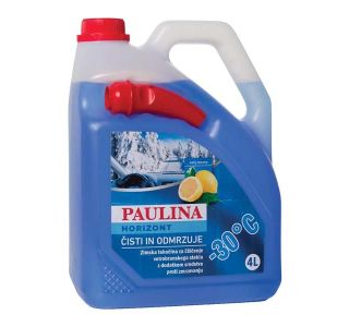 PAULINA HORIZONT ZIMSKA TEKOČINA ZA VETROBRANSKO STEKLO DO -30°C 4L LIMONA